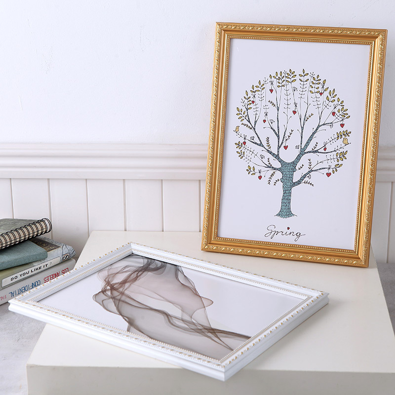 European-style three-dimensional carved solid wood picture frame, wooden art frame, sketch poster decorative frame, can be hung on the wall or placed on a table, customizable and available for wholesale European-style three-dimensional carved solid wood picture frame, wooden art frame, sketch poster decorative frame, can be hung on the wall or placed on a table, customizable and available for wholesale