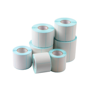 Three-Proof Thermal Paper 100*100 Blank Self-Adhesive Label Barcode Sticker 40 60 80 100 Thermal Printing