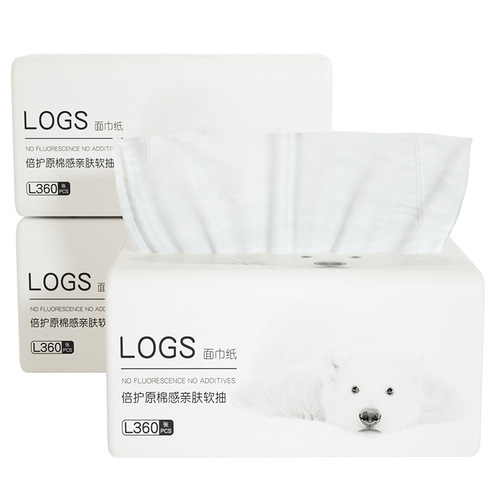 Large pack of four layers of extra large paper, full box of large napkins, household toilet paper, baby tissue wholesale paper