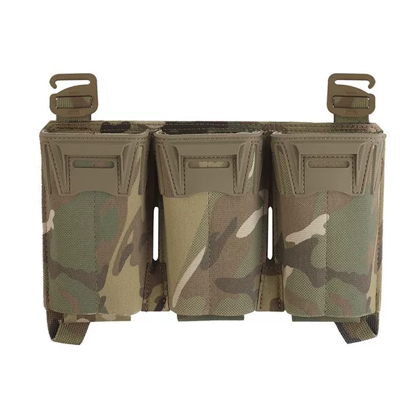 Tactical Vest Accessory Bag K Type 5.56 Triple Multi-Caliber Functional Magazine Bag Panel Ve-118-Acc-01