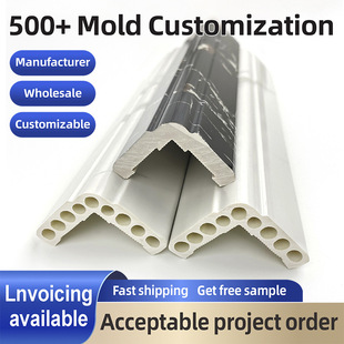 Nigeria Engineering Factory Wholesale Large Right Angle Stone Plastic Tile Corner Trim PVC Tile Trim