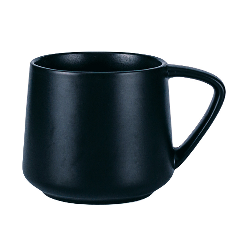 Transfronterizo de Amazon taza blanca taza de alto aspecto creativo Oficina taza de café pareja taza de agua Taza de cerámica