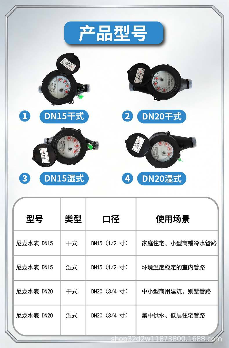 Счетчик воды Fulan Emperor SB01 DN15 влажный