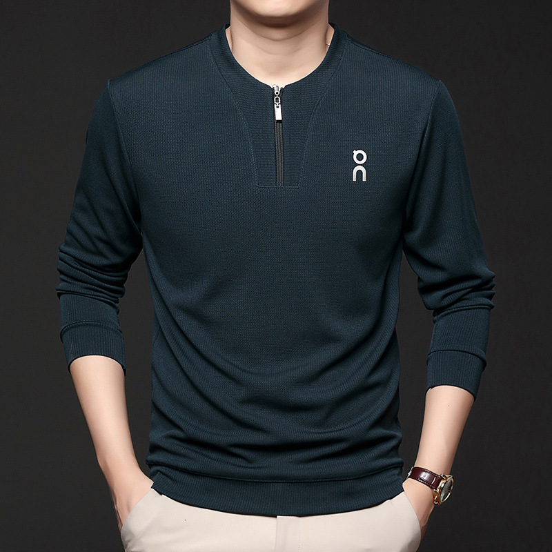 跨境外贸半拉链卫衣男2025新款卫衣秋季男圆领休闲打底衫衣服批发|undefined