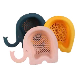 Kitchen Elephant Draining Basket Plastic Dry and Wet Separation Rack Draining Rack Sink Vegetable Basket Sink Filter Shelf