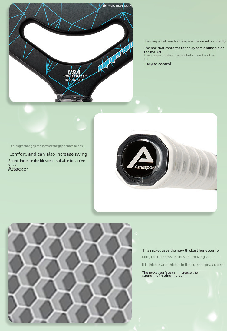 AMA A3K Ping Pong Racket 5