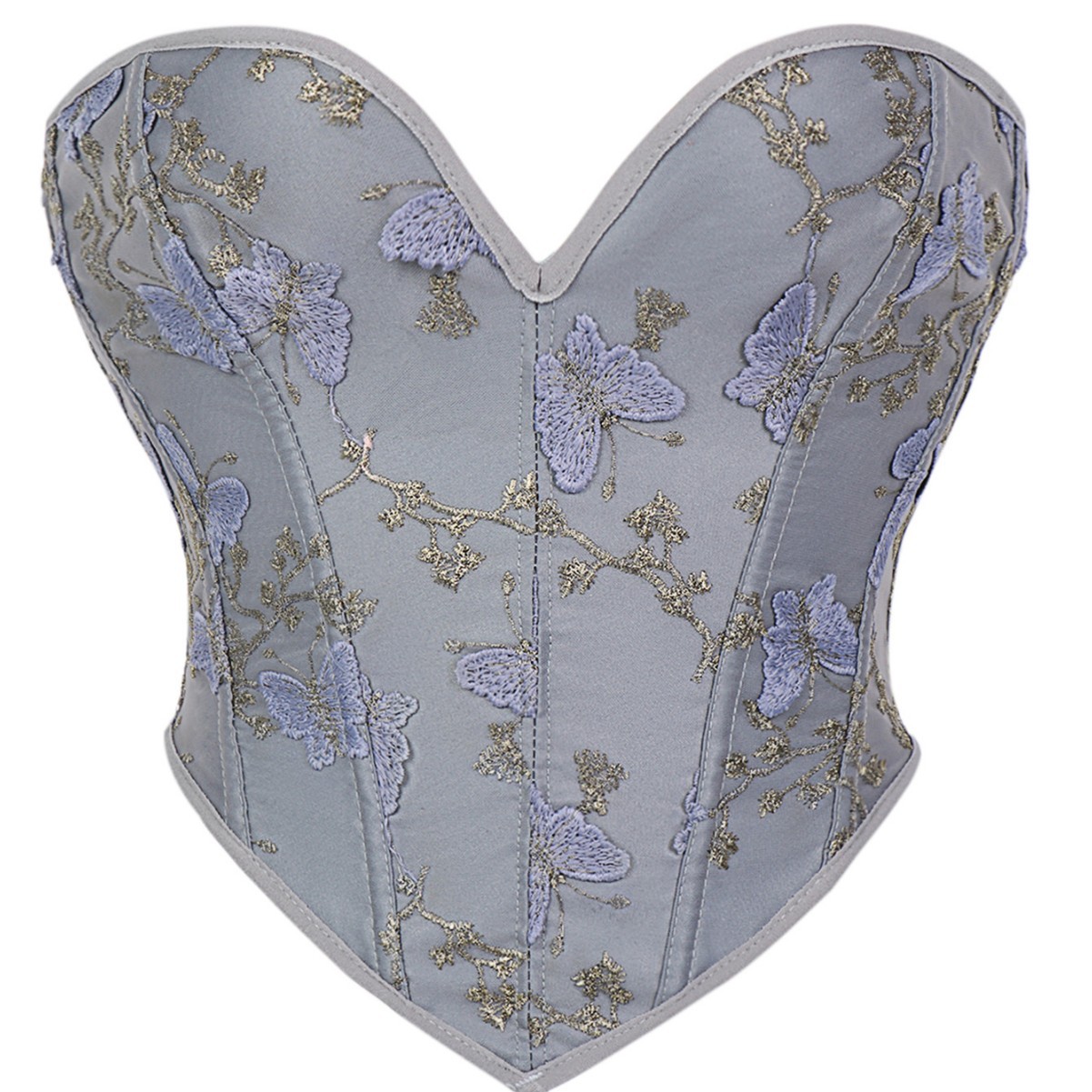 Nuevo patrón de mariposa francesa cinturón para el pecho, tórax, ropa de plástico sexy y delgada, suministro de comercio electrónico transfronterizo