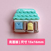 Cute resin suitable for photo sessions, accessory, handle, phone case, hairgrip, jewelry, with little bears, delicacies, handmade