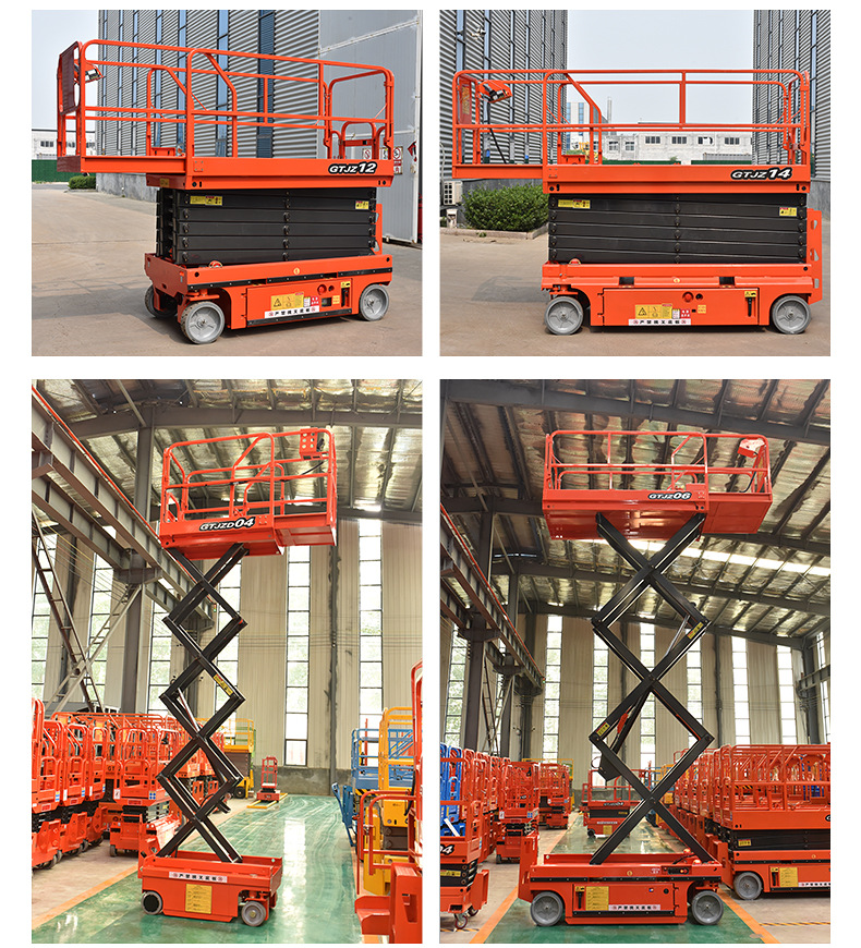 Fully Automatic Lift Platform, Electric Platform, Hydraulic Small-Scale Aerial Work Lift, Mobile Scissor-Type Lift