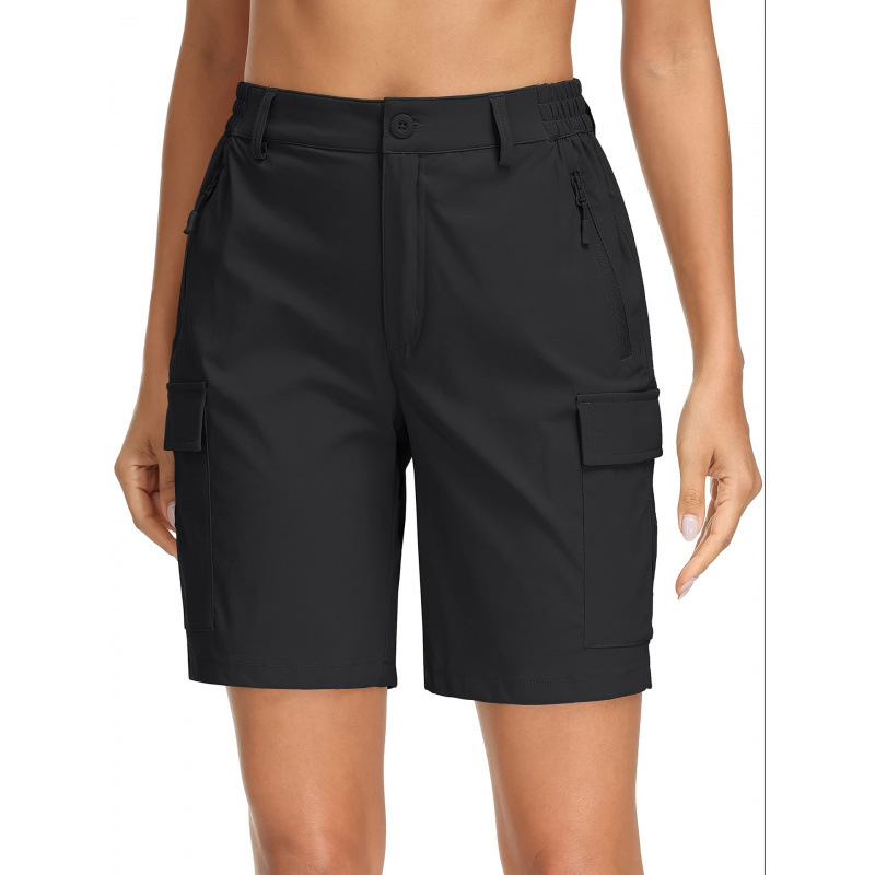 2026 Cross-Border New European and American Women's Hiking Shorts Women's Quick-Drying Hiking Shorts