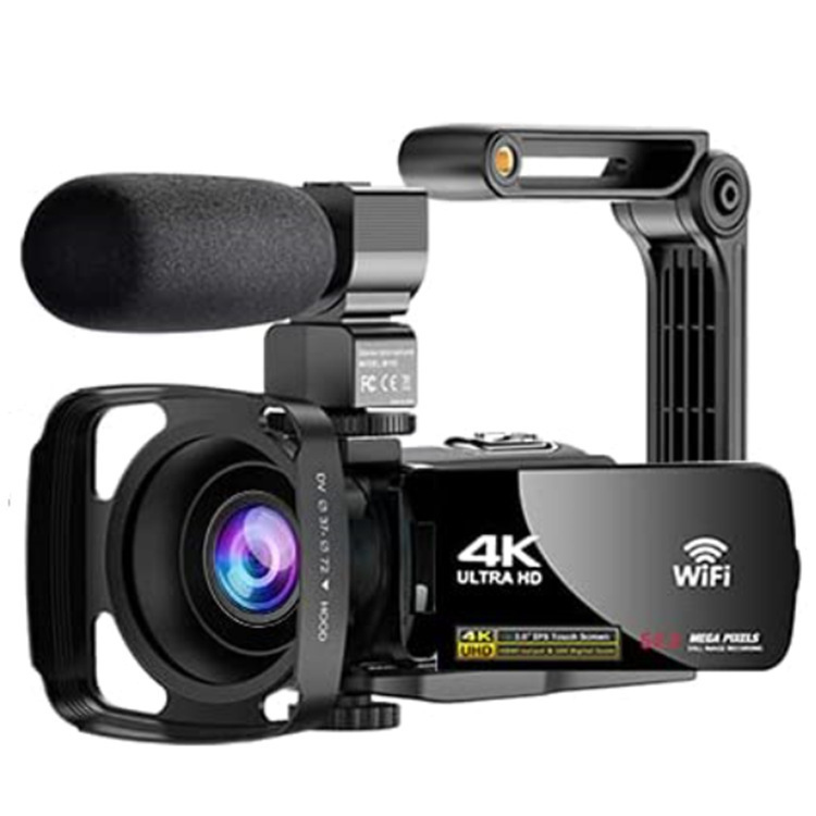 Touch screen HD 4K camera 56MP digital camera WIFI with microphone 56 million pixel handheld DV