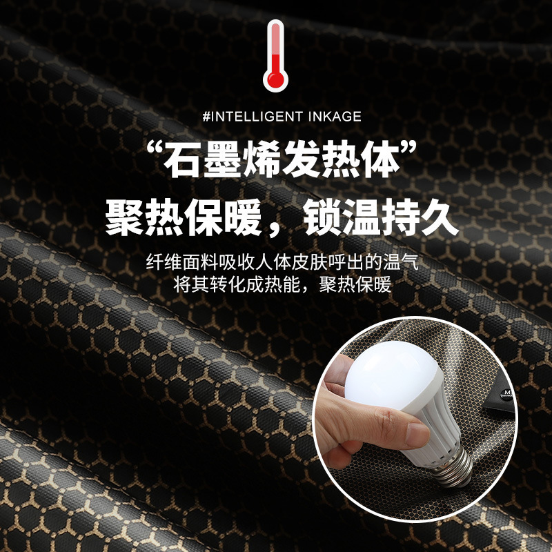 2024 otoño y invierno nuevo al aire libre a prueba de viento impermeable grafeno calentamiento hombre y mujer ropa de asalto de algodón de montaña de gran tamaño