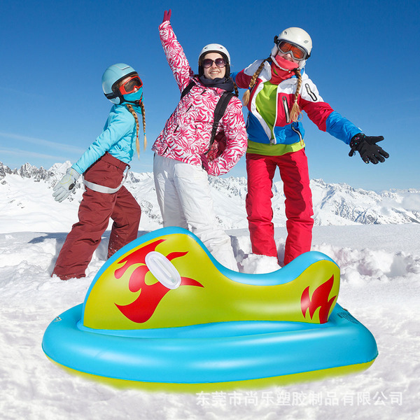 Inflatable ski children's ski board PVC