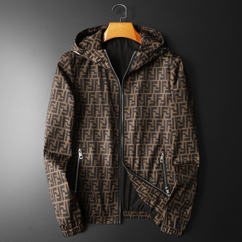 European Station 2023 Casual Trendy Brand Men's Hooded Jacket Printed Spring New Thin Jacket for Men Spring and Autumn European Station 2023 Casual Trendy Brand Men's Hooded Jacket Printed Spring New Thin Jacket for Men Spring and Autumn