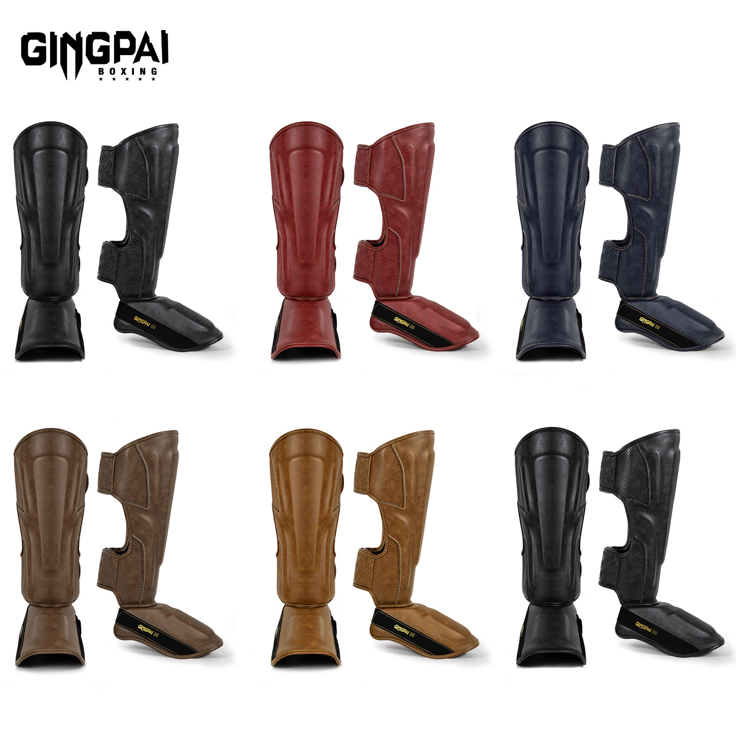 Professional Fighting Leg Guards for Muay Thai and Sanda Training, Adult Men's Combat Foot Guards, Shin Guards, Martial Arts Protective Gear for Women