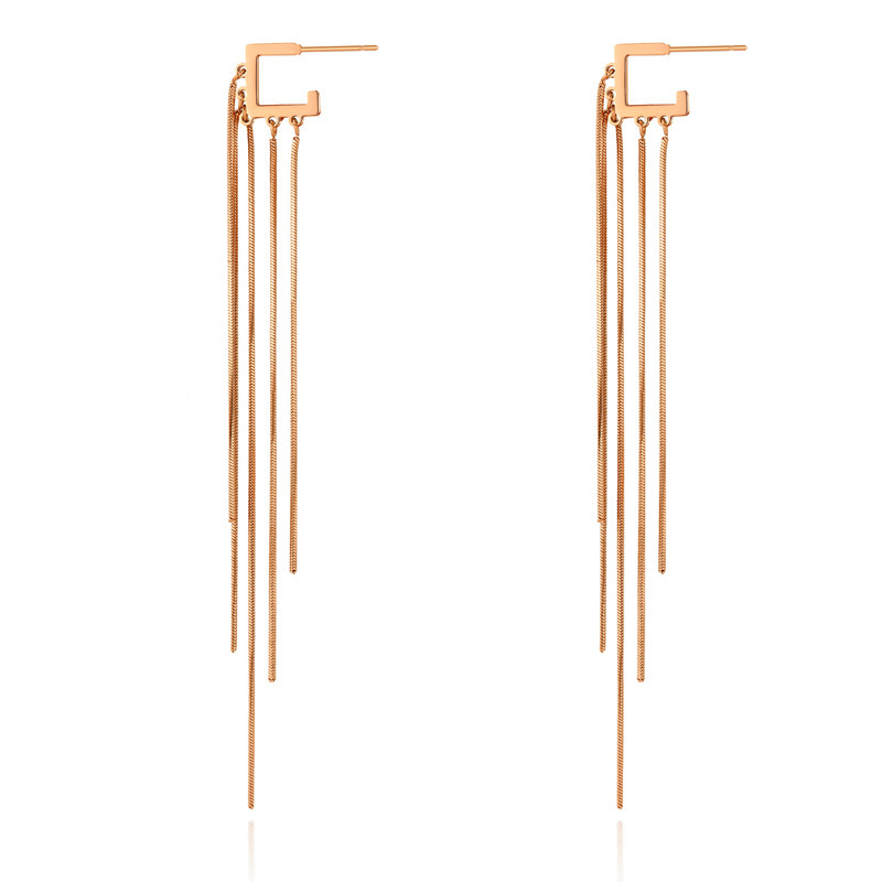 Oferta especial experiencia europea y americana joyería de acero titanio vacío galvanoplastia no decoloración no alérgica joyería pendientes collar fábrica al por mayor