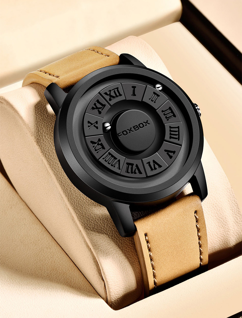 Magnetic Levitation Quartz Watch For Men Personalized Concept_voghion.com