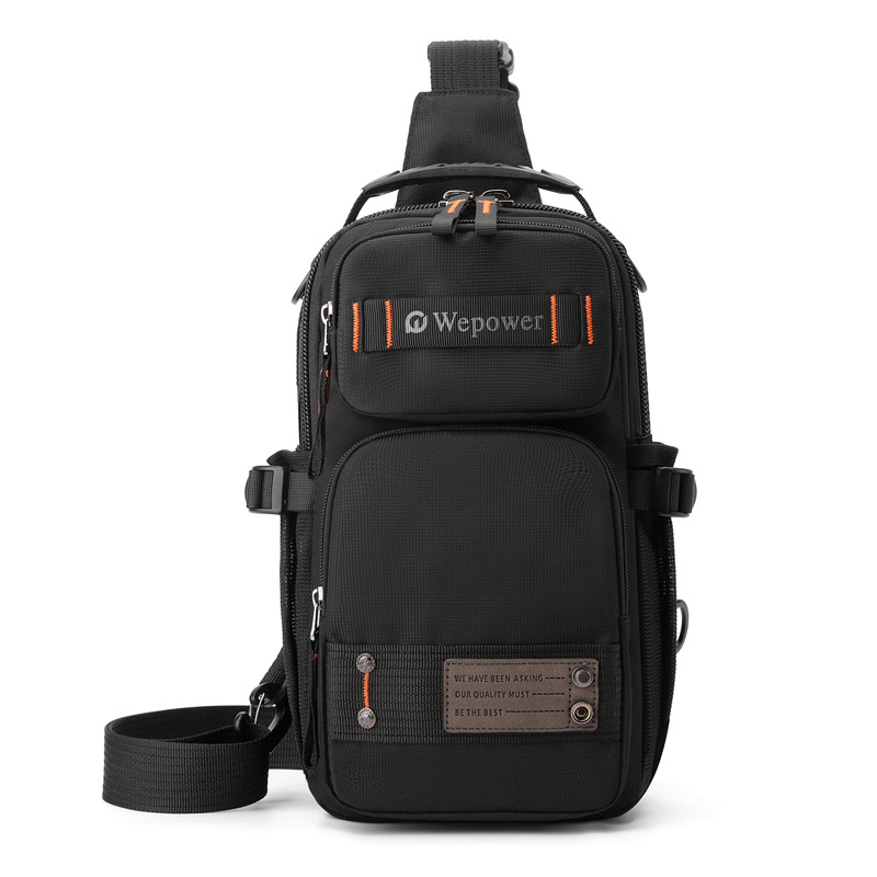 WEPOWER nueva moda para hombres bolso de pecho multifuncional mochila pequeña mochila al aire libre mochila de hombro
