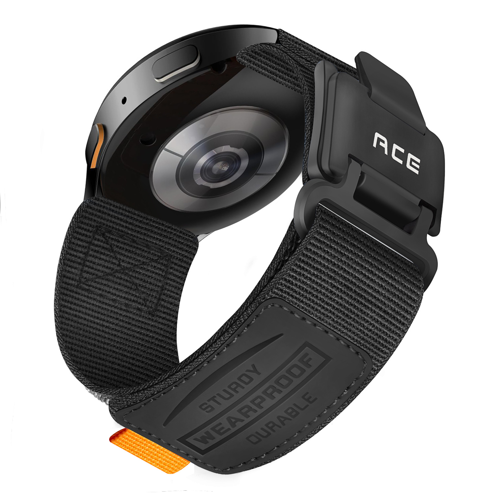 New Product Suitable for Huawei Magnetic Samsung Watch Strap Loop Strap Mountaineering Nylon Canvas Sports Velcro