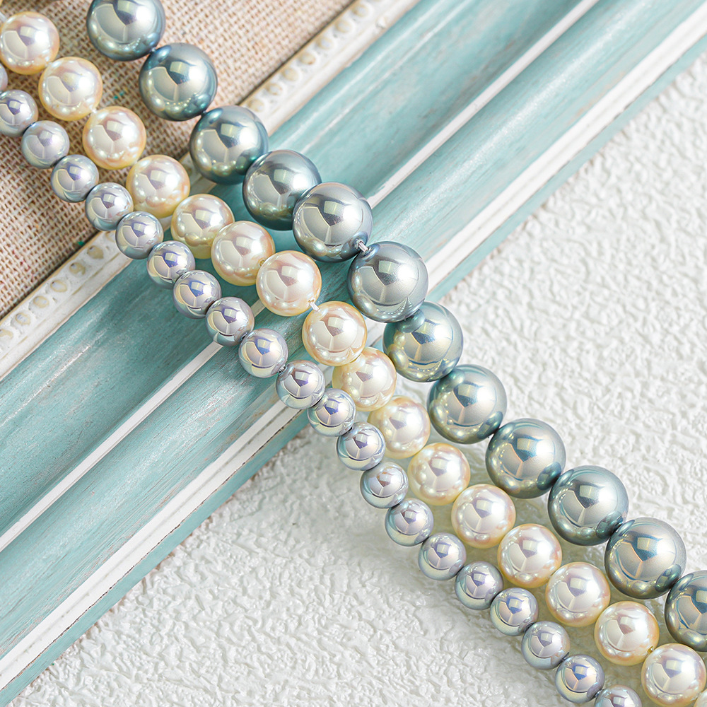 Heidi's Heavenly Girl Collar de perlas, cuentas sueltas, lujo ligero, perlas de imitación de alta calidad, pulsera de bricolaje, accesorios de cuentas, lote suelto