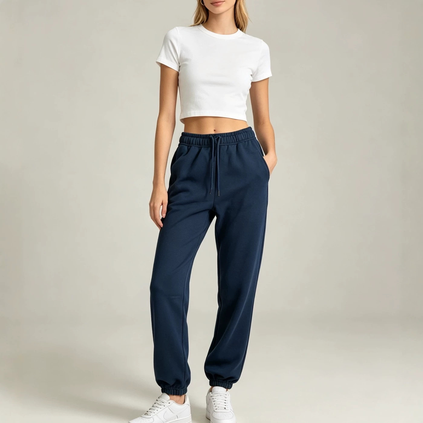 AL* Jogger Pants, Long Pants, Sports & Fitness, Casual & Comfortable, Versatile, Fleece Style, Unisex