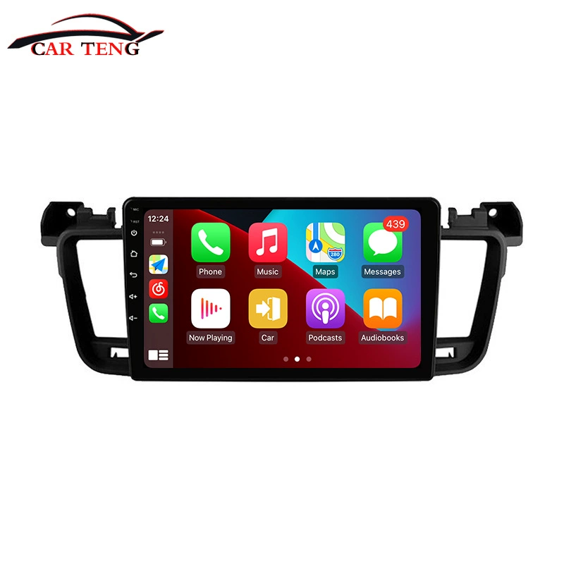 Suitable for Peugeot 508 car central control navigation 11-18 Android large-screen navigation Bluetooth reversing image