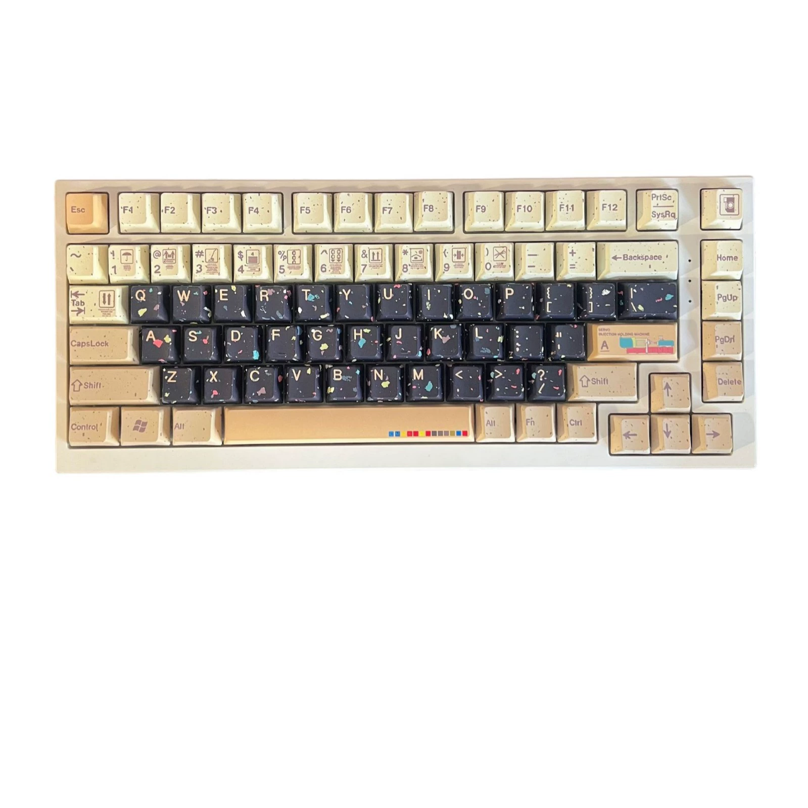 Cockerman Industrial Style IM Sublimation Original High Shading PBT Original Keycap Customized Keyboard Wootting