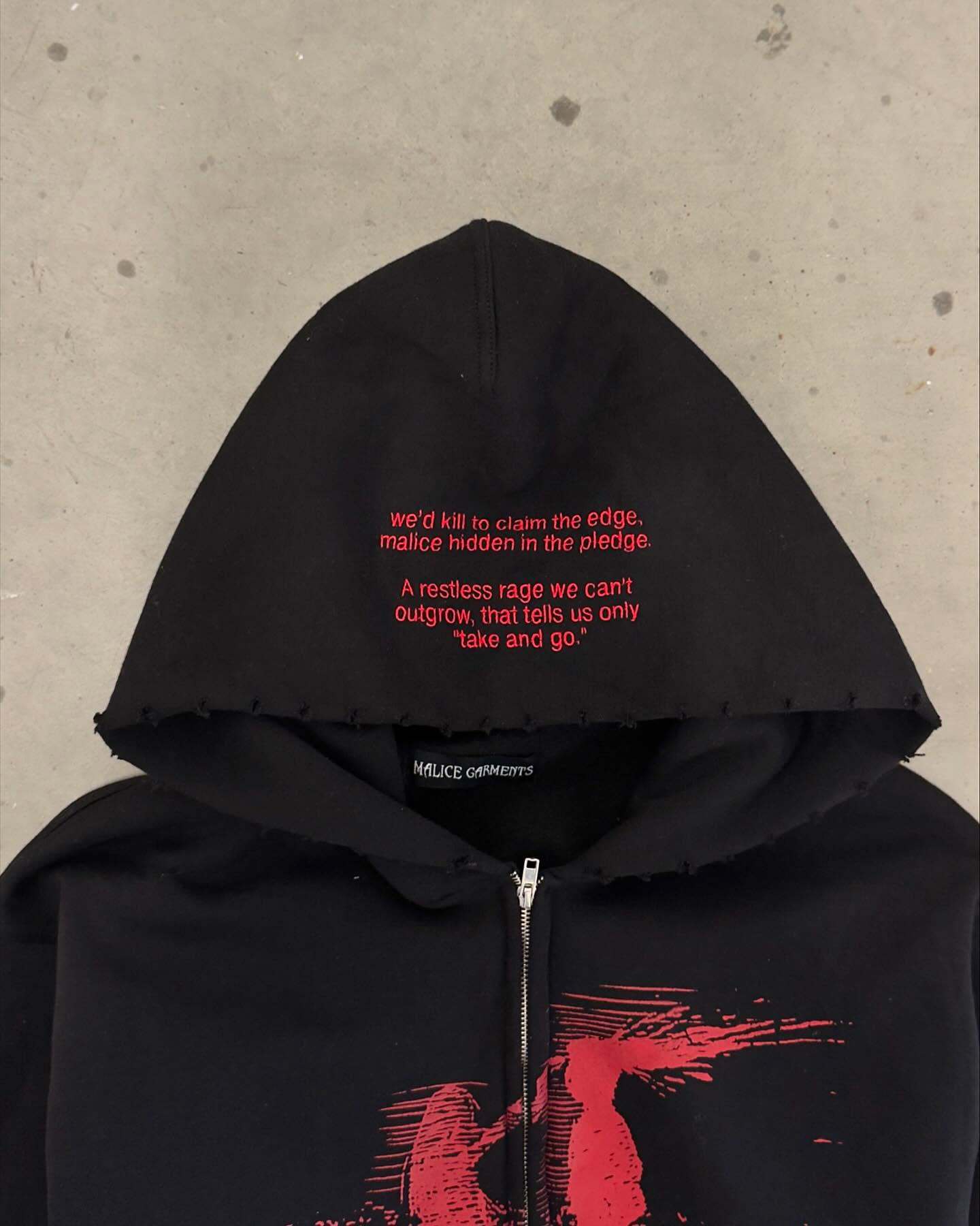 Felpa con cappuccio e zip Dark Street – Felpa oversize unisex con stampa 3D (nera, pesante, dalla S alla 5XL)_voghion.com