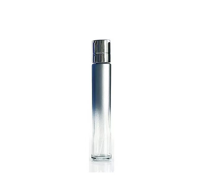 Botella de perfume 30ml botella de vidrio cilíndrica spray de color transparente muestra de viaje portátil botella de paquete personalizada