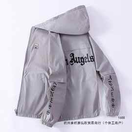 夏季防晒衣男外套薄款透气防晒服青年学生潮流夹克防紫外线皮肤衣