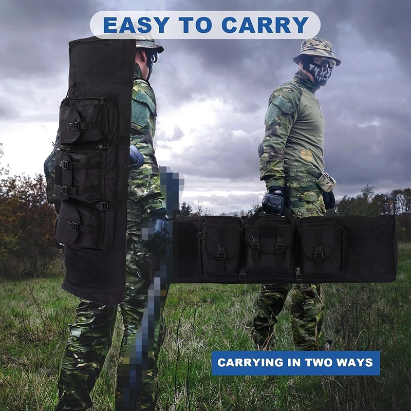Directo de fábrica de deportes al aire libre artes de pesca de almacenamiento mochila multifuncional resistente al desgaste material militar ventiladores tácticos pistola bolsa