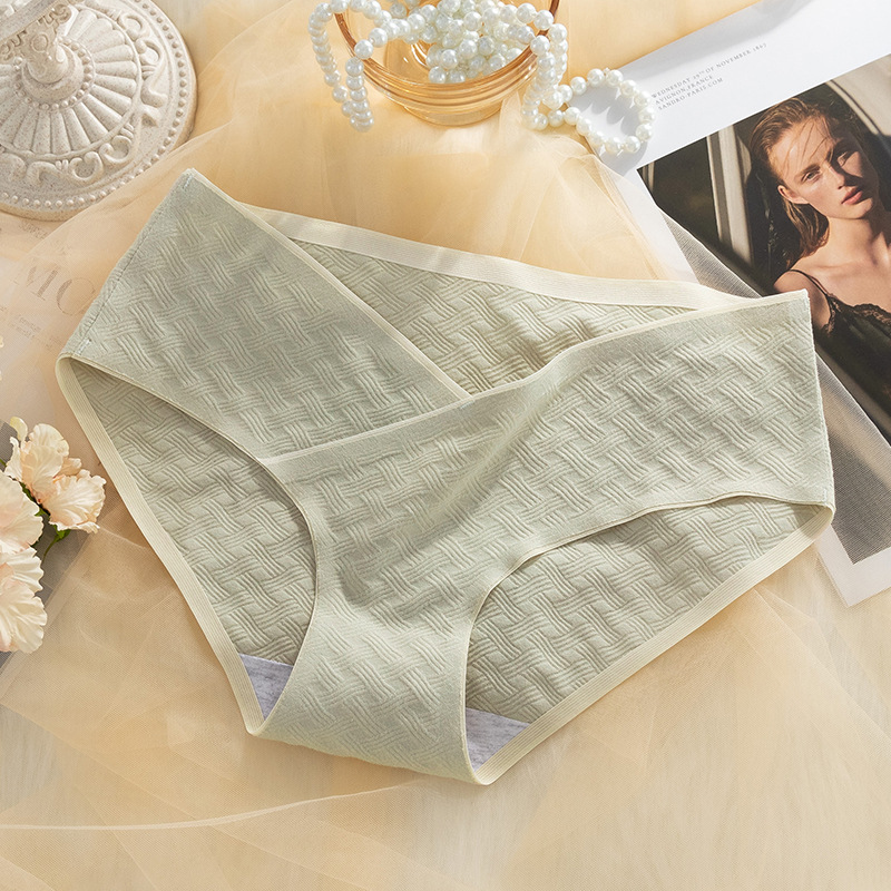 Las mujeres embarazadas ropa interior de verano delgada entrepierna de algodón puro de las mujeres embarazadas sin costuras vientre ropa interior para el embarazo temprano, medio y tardío