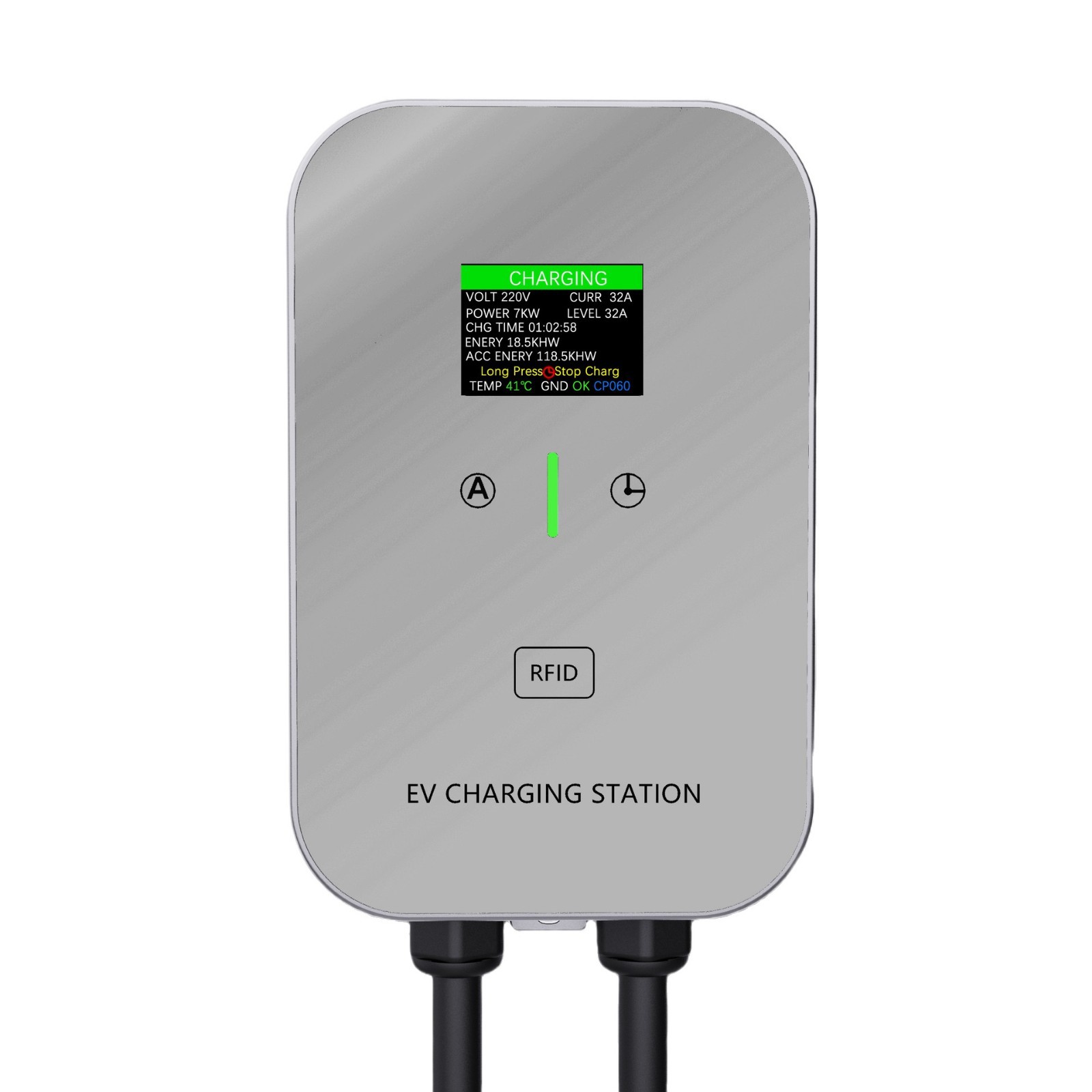 The expert chooses TYPE2 European standard AC charging pile SSC2 wall-mounted 32A7KW charging station new energy vehicle