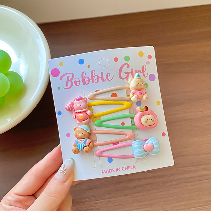 F9042-2# apple bear bb clip five-piece set