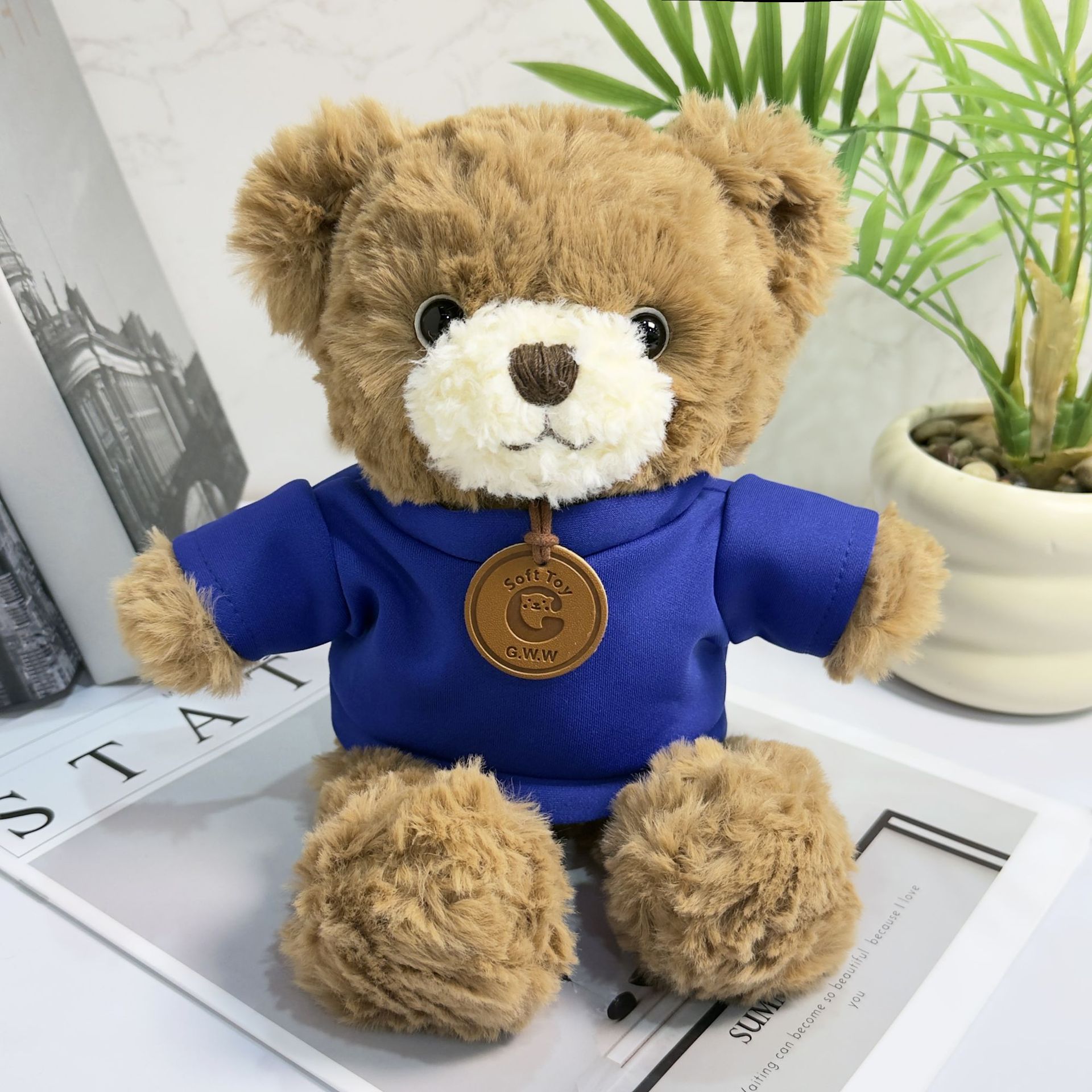 Vestido Teddy Bear suéter Teddy Bear camiseta actividad regalo juguete de peluche impresión LOGO