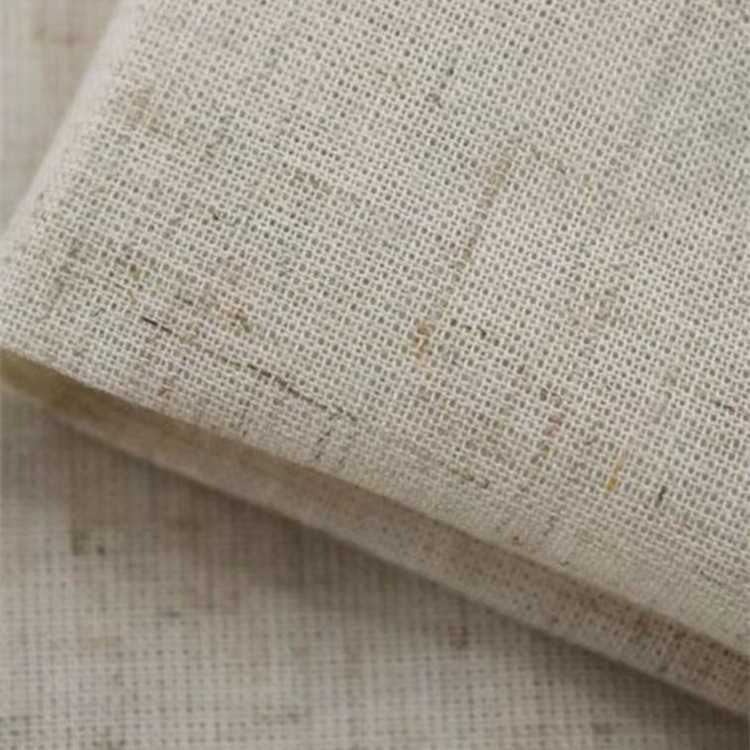 米白亚麻布 布艺灯罩布料