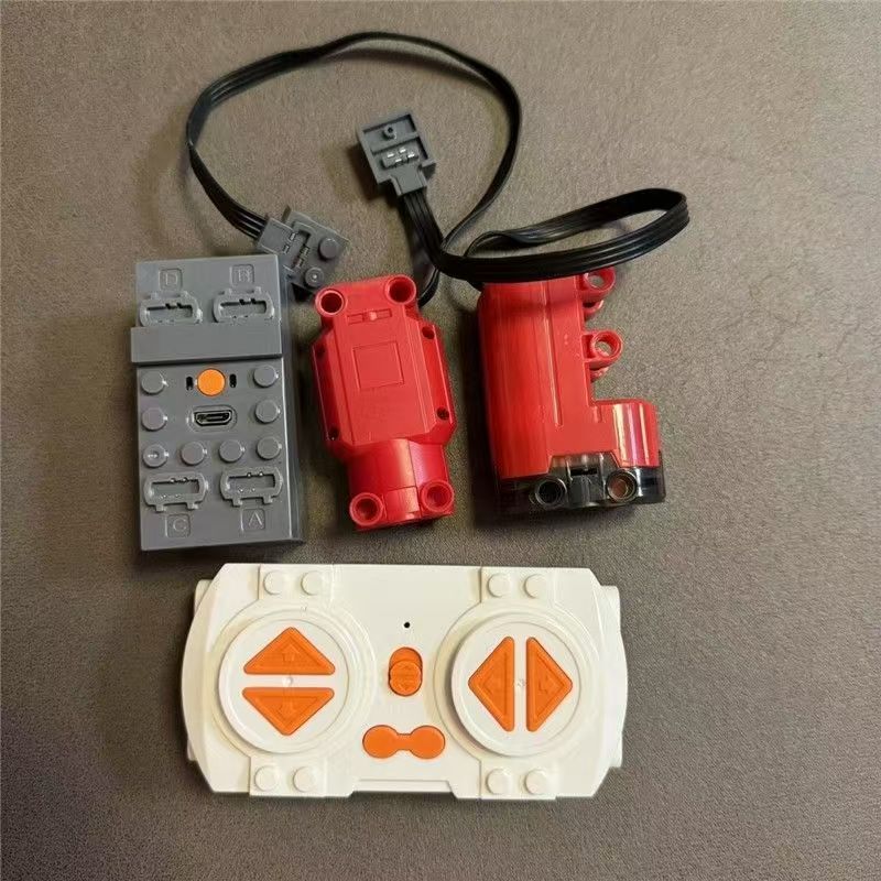 Compatible with Lego Little Green Cow Cyber ​​Motor Remote Control Motor Set Building Blocks Moc Technology Accessories 1:14 Set Power