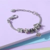 24#ycb440 butterfly peach heart pendant