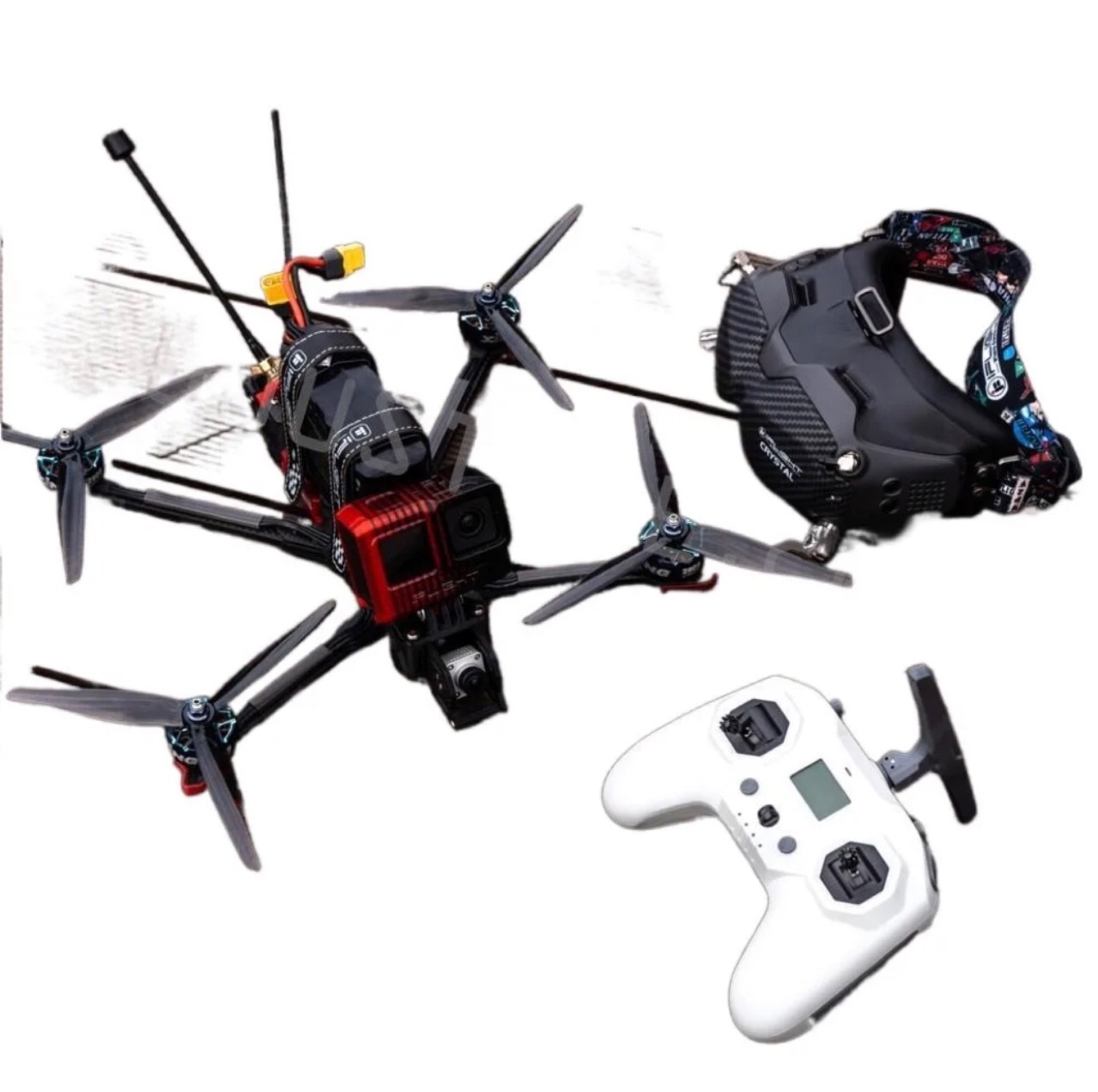 10寸FPV 高清无人机穿越机drone TBS crossfire 5.8G ELRS 915
