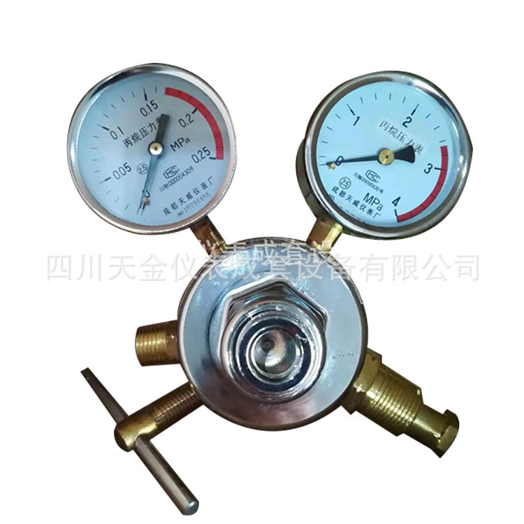成都天威减压器天威丙烷减压器0.25MPA 气体调节阀单级式减压阀