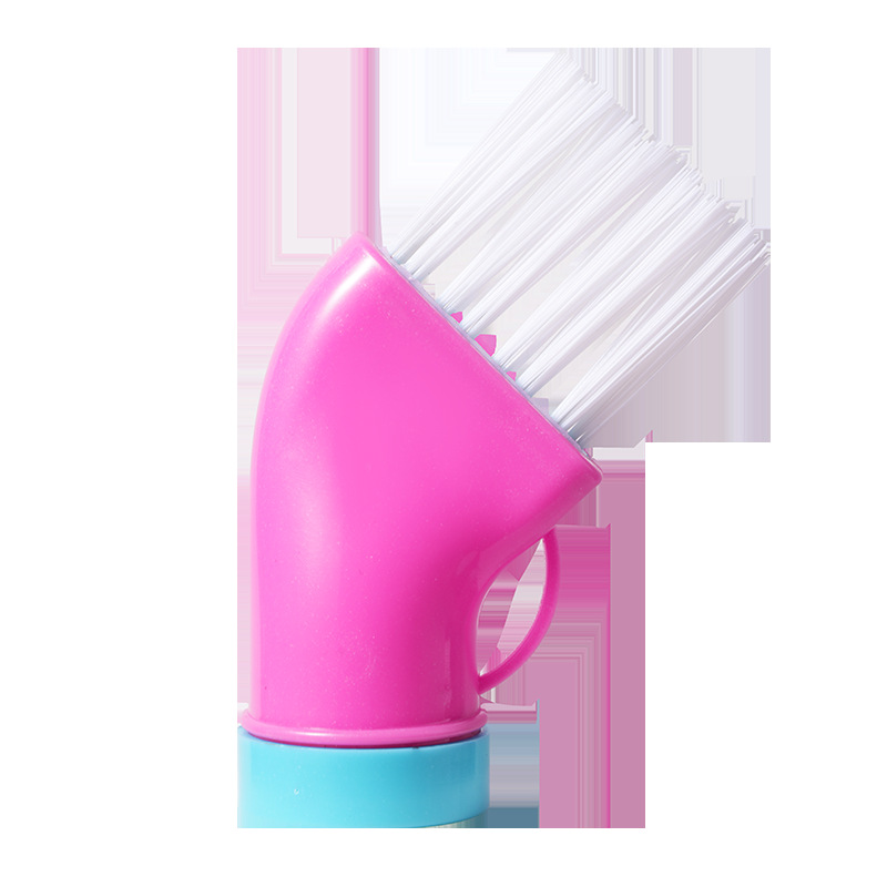 Botella de agua mineral creativo multifuncional cepillo de limpieza ventana puerta corredera cocina estufa hogar integrado ángulo muerto cepillo de limpieza