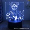 Night light, black touch Jujutsu Kaisen, LED table lamp, lantern for bed, 3D, remote control, 16 colors, Birthday gift
