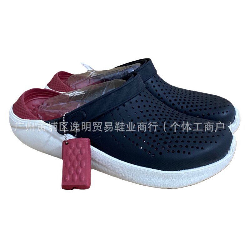 Crocs Crocs Men's and Women's Sandals Literide Non-Slip Soft Sole Breathable Baotou Slippers Couple Summer Sandals