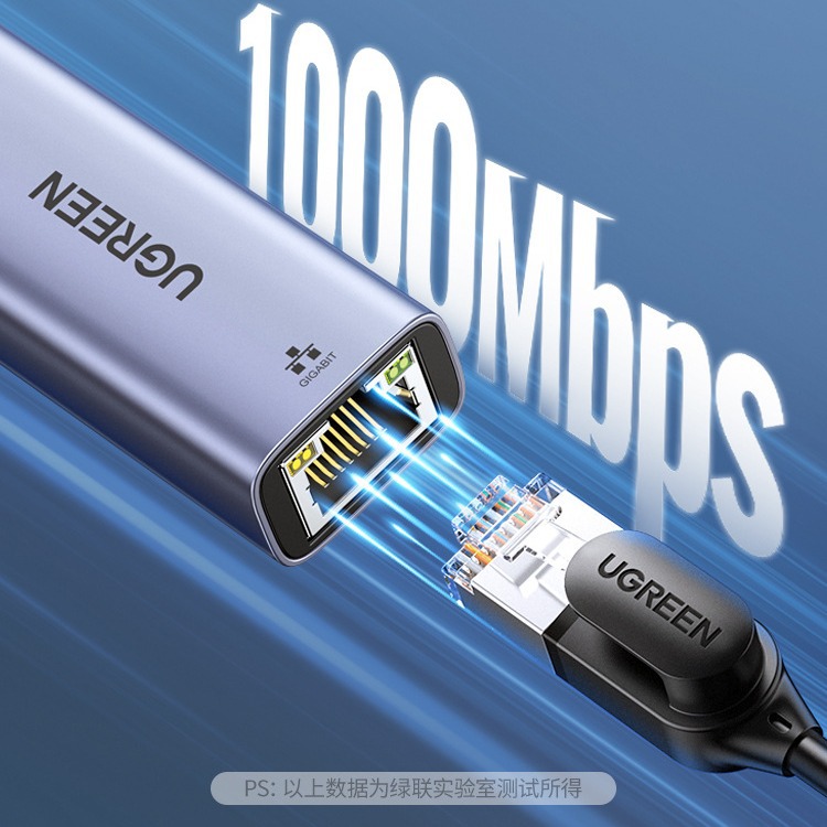 Lvlian USB Gigabit Nic 3,0 adaptador de cable de red con cable de computadora de escritorio convertidor de puerto de red conexión externa