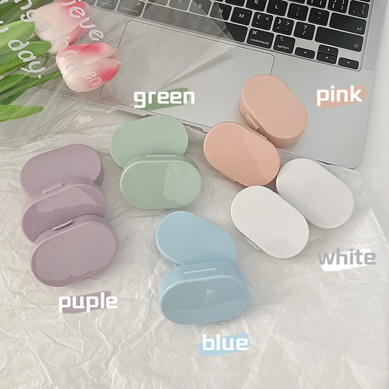 Beautiful Pupil Box Small Mini Korean Solid Color Girls' Heart Care Box Contact Lens Companion Box Double Box Beautiful Pupil Box Small Mini Korean Solid Color Girls' Heart Care Box Contact Lens Companion Box Double Box
