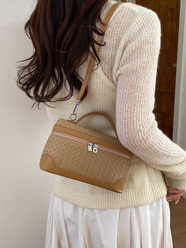 Nicho de diseño bolso mujer 2026 nueva moda trenzada bolso pequeño exquisito mini hombro bolso de mujer