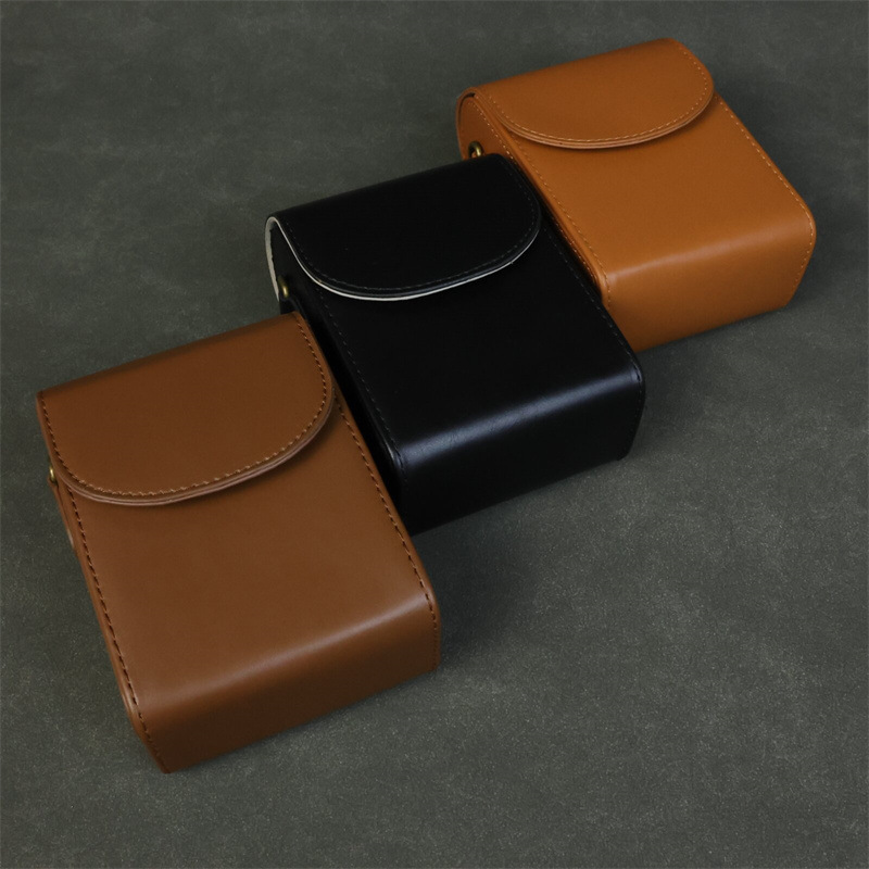 For Canon G7X2 3 SX740 Leather camera bag Sony RX100 ZV1M2 camera bag