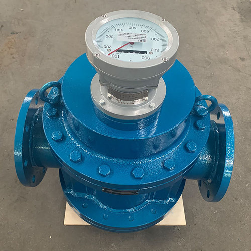 Oval gear flow meter Large diameter marine diesel meter Oil field ship flow meter Pointer type flow meter