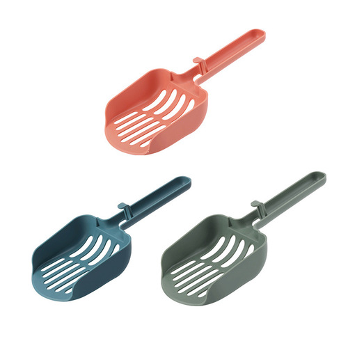 Factory direct sales wholesale cat litter shovel PP material convenient and fast cat litter box cleaning pet supplies color cat litter shovel