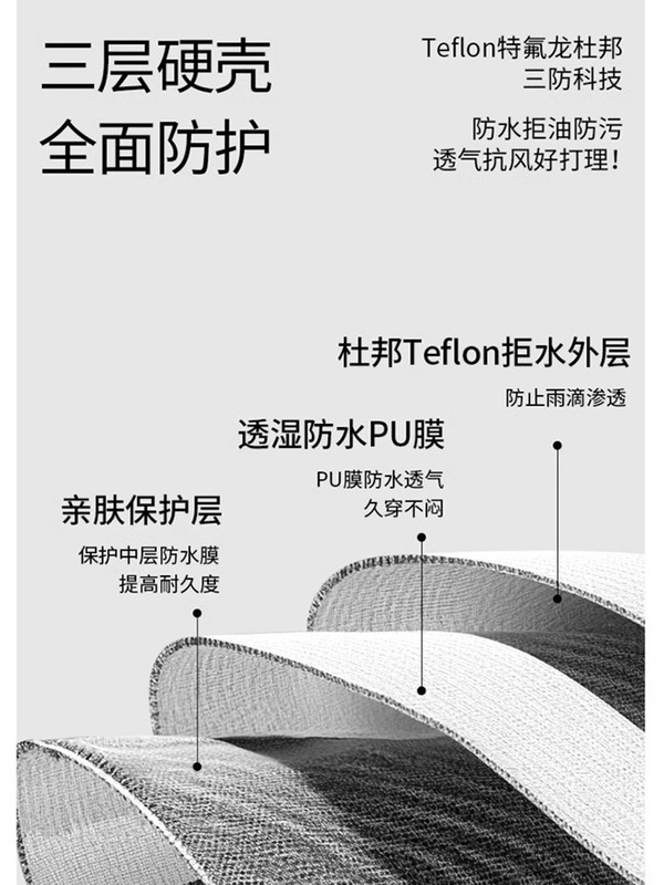 凯乐同款特氟龙户外硬壳冲锋衣男登山服高透湿透汽女防风防水外套|undefined